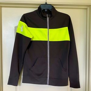 Under Armour - Charcoal Grey and Lime Green Zip Up Jacket - Brand New Condition!
